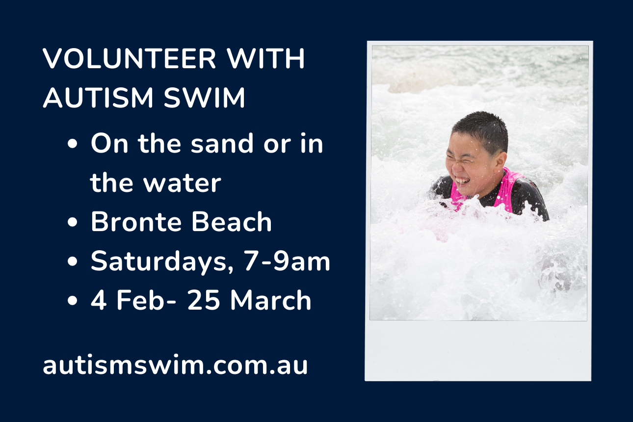 Article autism swim dippers volunteer