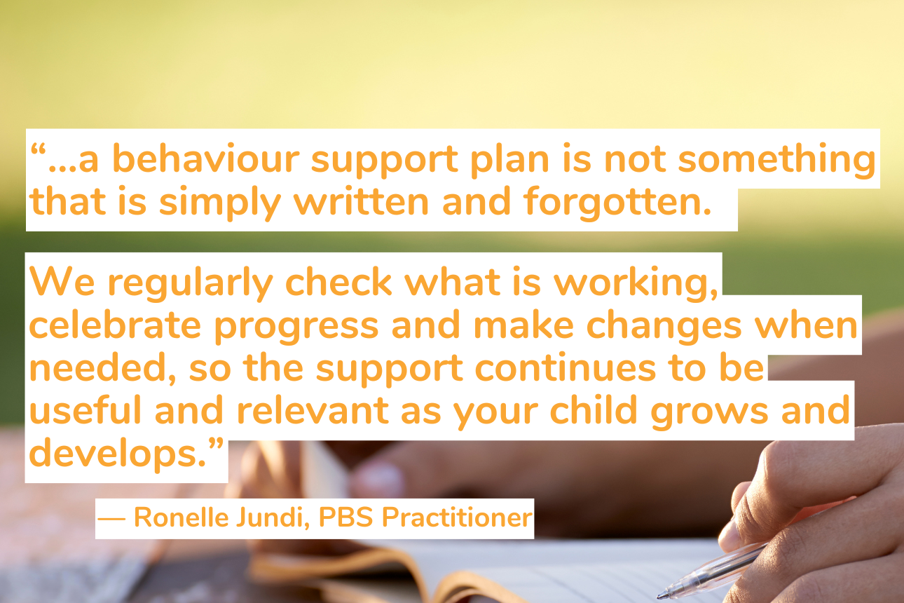 Article behaviour support children bankstown ndis pbs plans
