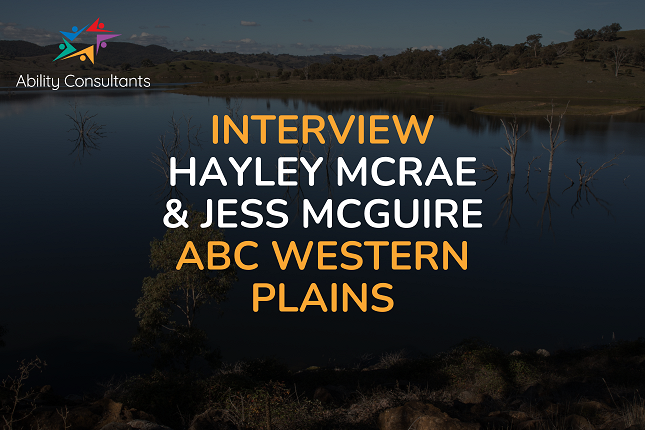 ABC Western Plains: Jess and Hayley discuss Positive Behaviour Support in Central West NSW