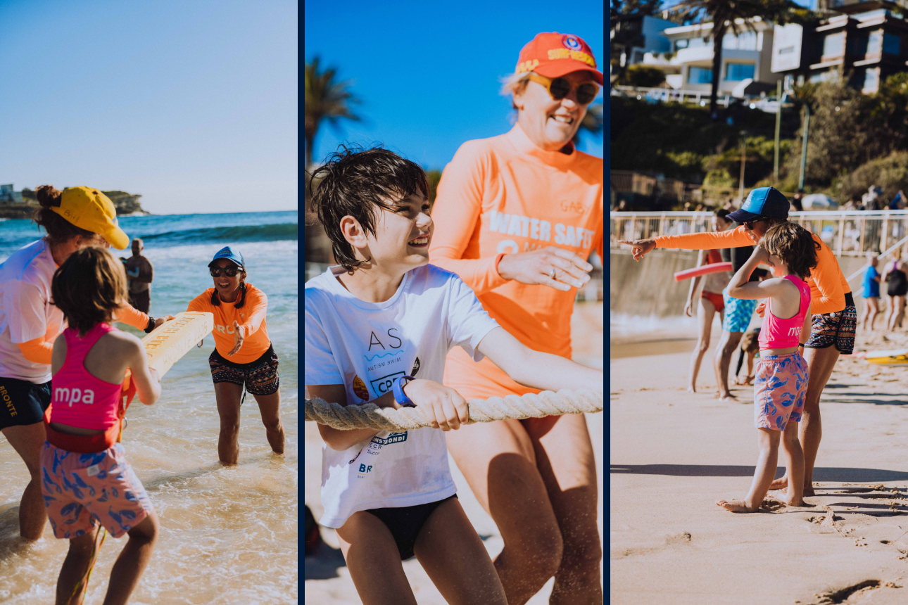 Article volunteer autism swim bronte dippers