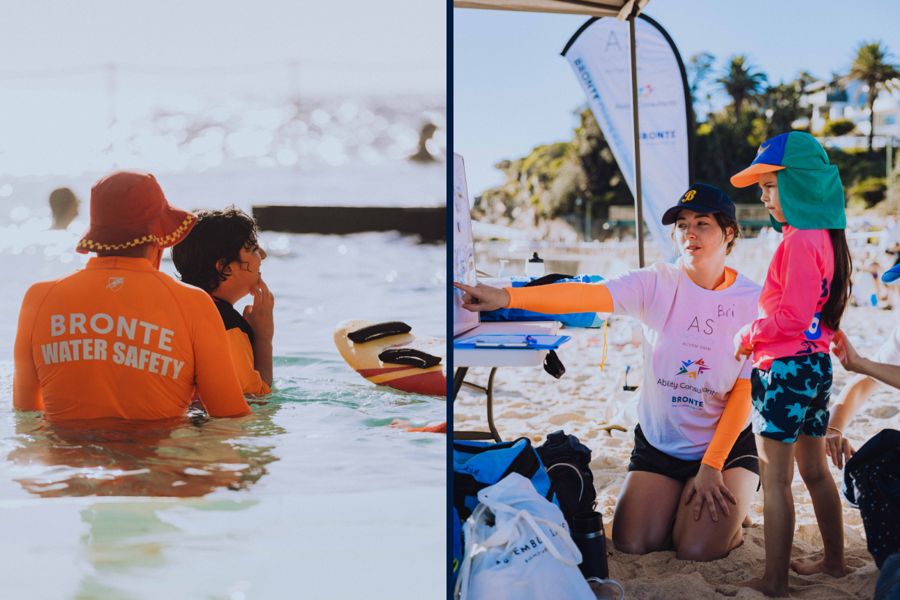 Article volunteer autism swim bronte